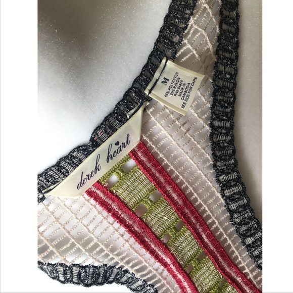 Derek heart sleeveless cardigan sweater size Medium - Picture 3 of 4